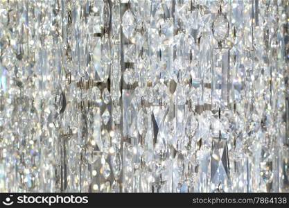 Cut Glass Crystal Hanging Bead Background Curtain