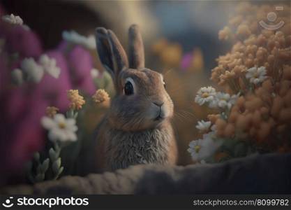 Cute brown hare,≤pus€paeus, jumπng closer on grass in spring nature. Young brown rabbit coming forward in green wilder≠ss. Neural≠twork AI≥≠rated art. Cute brown hare,≤pus€paeus, jumπng closer on grass in spring nature. Young brown rabbit coming forward in green wilder≠ss. Neural≠twork AI≥≠rated