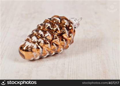 Cute christmas pine cone for tree decoration