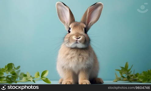 Cute Easter bunny rabbit