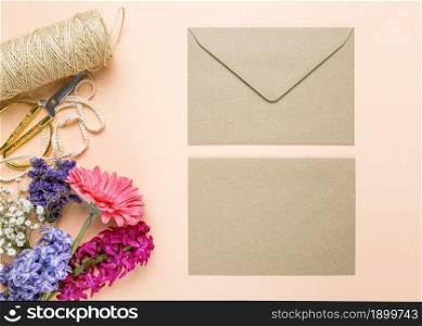 cute wedding invitation with flowers. Resolution and high quality beautiful photo. cute wedding invitation with flowers. High quality beautiful photo concept