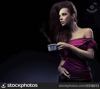 Cute woman drinking coffee