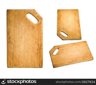 Cutting board isolated on a white background