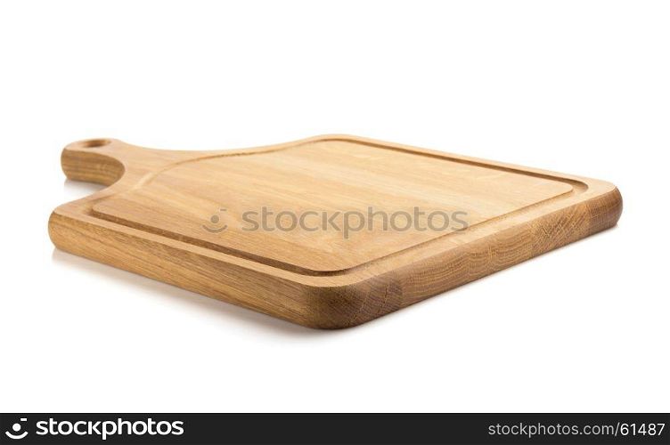 cutting board isolated on white background