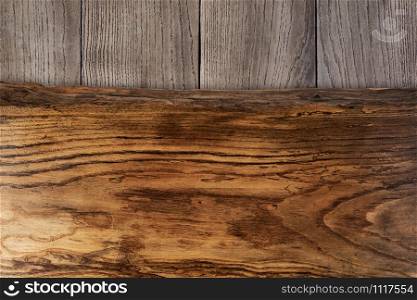 cutting board on a wooden table, background. cutting board on a wooden table