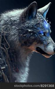 Cybernetic Wolf hyper realistic. Cybernetic Wolf hyper realistic AI Generated