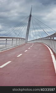 Cycle bridge, Pescara, Abruzzo, Italy