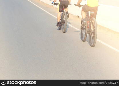 Cycling on the street