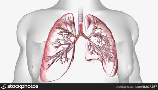 Cystic fibrosis is a genetically inherited disease that affects secretory cells throughout the body. 3D rendering. Cystic fibrosis is a genetically inherited disease that affects secretory cells throughout the body.