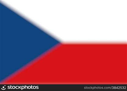 Czech Republic flag blurred. Blurred national flag of Czech Republic, Europe