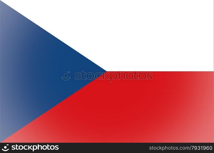 Czech Republic flag vignetted. Vignetted flag of the Czech Republic