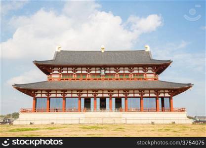 Daigokuden Hall of Heijo Palace in Nara, Japan - A UNESCO World Heritage Site