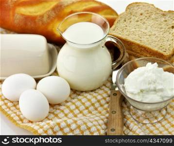 dairy products and Fresh eggs