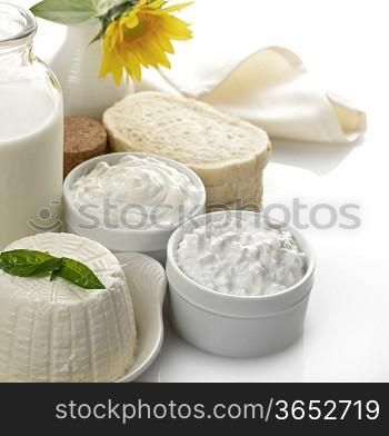 Dairy Products - Milk,Cheese,Sour Cream And Bread