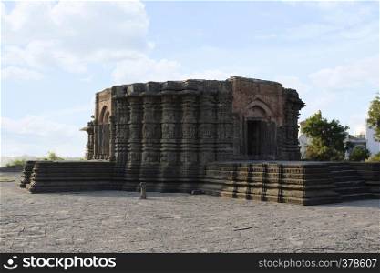 Daitya Sudan temple side view, Lonar, Buldhana District, Maharashtra, India.. Daitya Sudan temple side view, Lonar, Buldhana District, Maharashtra, India