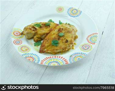 Dajaj Maghli - Libyan Baking Fries Chicken.Arabic Cookery
