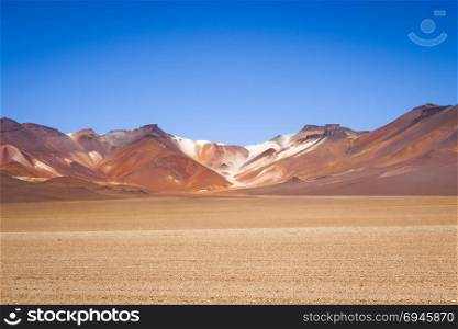 Dali desert in sud Lipez reserva Eduardo Avaroa, Bolivia. Dali desert in sud Lipez reserva, Bolivia