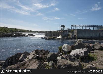 Dam at Bishop&rsquo;s Falls, Newfoundland And Labrador, Canada