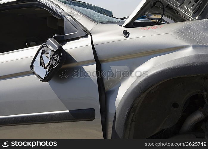 Damaged car