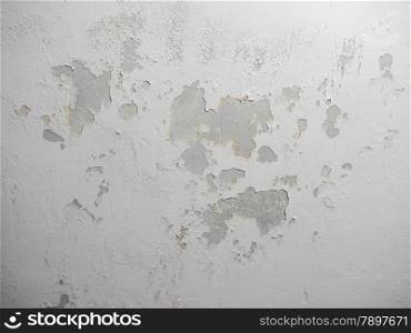 Damp moisture. Damage caused by damp and moisture on a wall