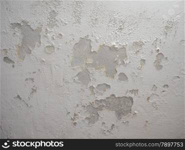 Damp moisture. Damage caused by damp and moisture on a wall