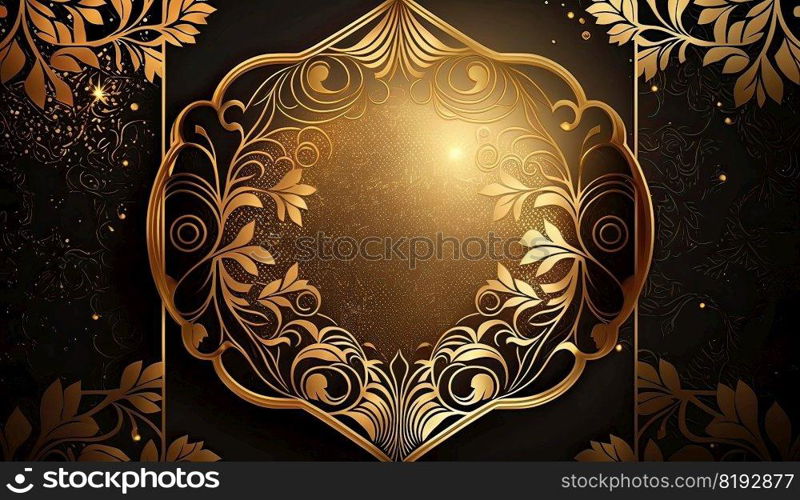 damsk dark background. vintage design, ornament royal, old art, ornamental wallpaper, baroque dark damsk dark background ai generated illustration. damsk dark background ai generated