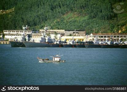 Danang Naval base in Vietnam