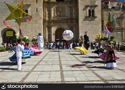 Dancers at a wedding ceremony, Oaxaca, Oaxaca State, Mexico