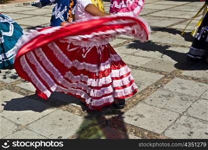 Dancers performing at a wedding ceremony, Oaxaca, Oaxaca State, Mexico
