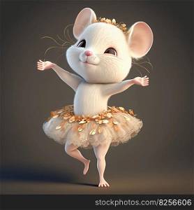 Dancing mouse steals the show with its moves AI generated