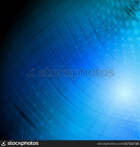 Dark blue abstract background. Vector