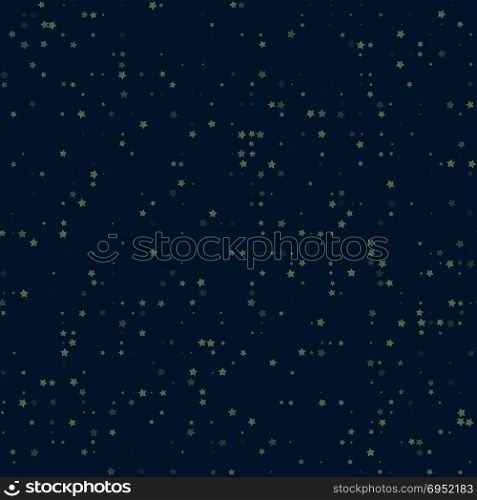 Dark blue background with abstract colorful stars.