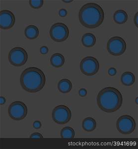 Dark blue circles abstract background