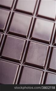 dark chocolate bar as background