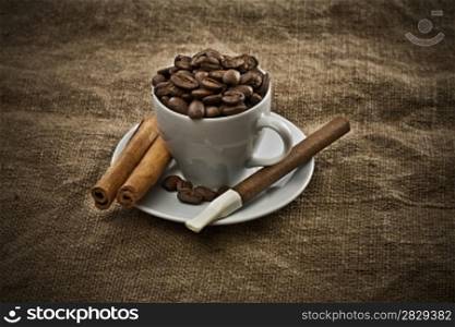 dark coffee composition