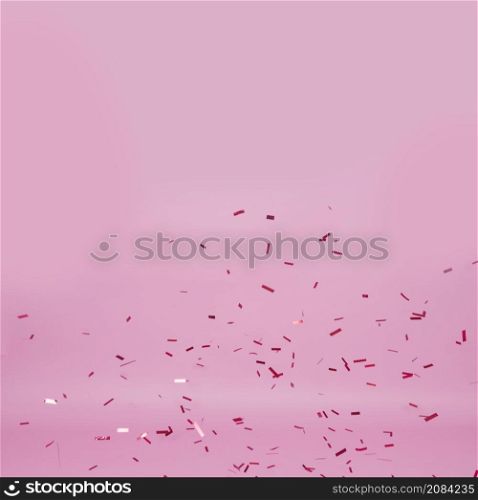 dark confetti pink background