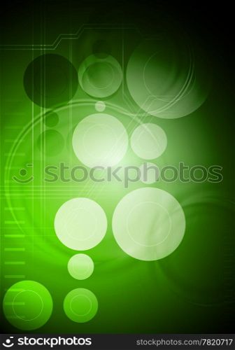 Dark green hi-tech background. Eps 10 vector