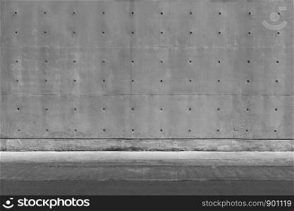 Dark grey concrete texture wall and floor. Abstract background.