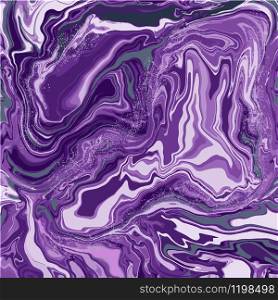 Dark purple marble texture background. Modern artwork paint swirls. For wallpapers, banners, posters, cards, invitations, website design. Vector illustration.. Dark purple marble texture background.