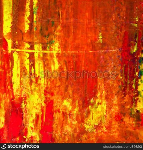 Dark red oil painted texture - Abstract background
