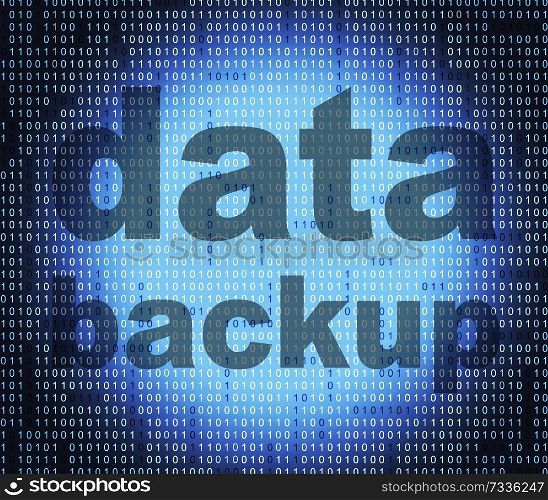 Data Backup Indicating File Transfer And Computer