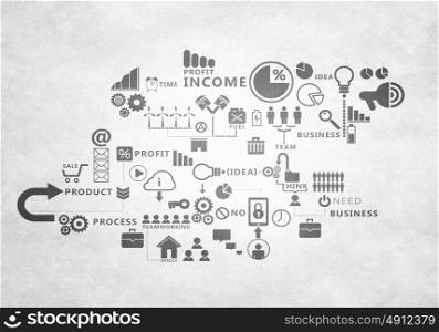 Data communications concept. Background conceptual image with business networking concept