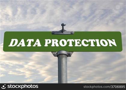 Data protection road sign