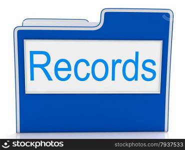 Data Records Representing Folders Folder And Facts