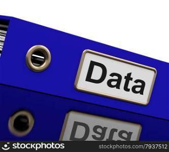 Data Storage Representing Hard Drive And Organize