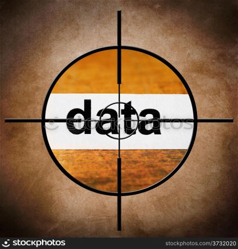 Data target concept