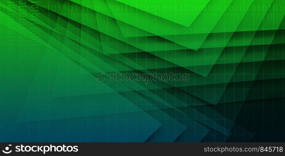 Data Visualization Presentation Abstract as a Concept. Data Visualization