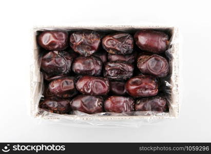 Date Fruit On A White Background