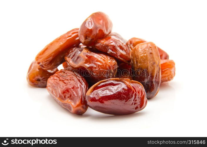 Dates isolated on white background