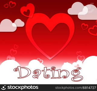 Dating Hearts Indicating Sweetheart Partner And Relationships